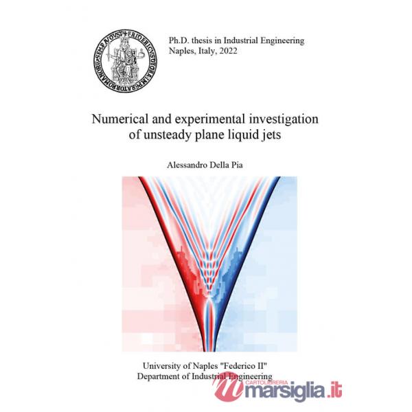 Numerical and experimental investigation of unsteady plane liquid jets