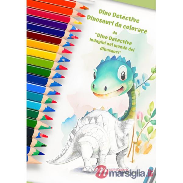 Dino Detective. Dinosauri da colorare. Ediz. illustrata