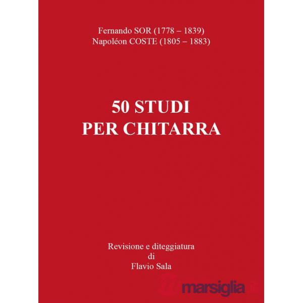 Fernando Sor-Napoléon Coste. 50 studi per chitarra