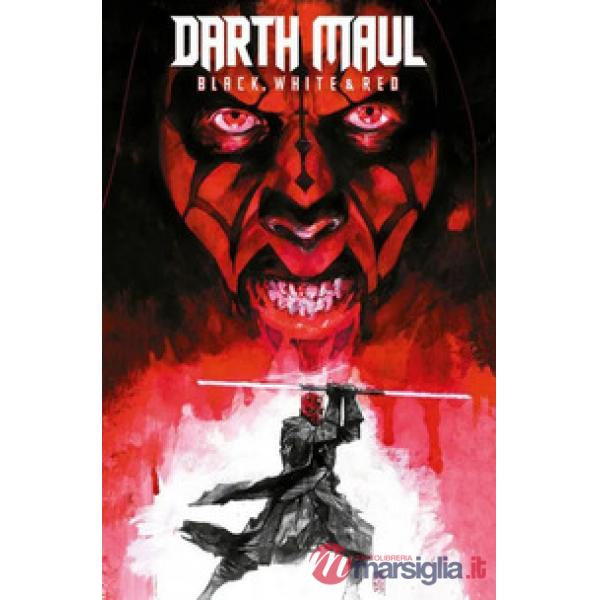 Darth Maul. Black, white & red