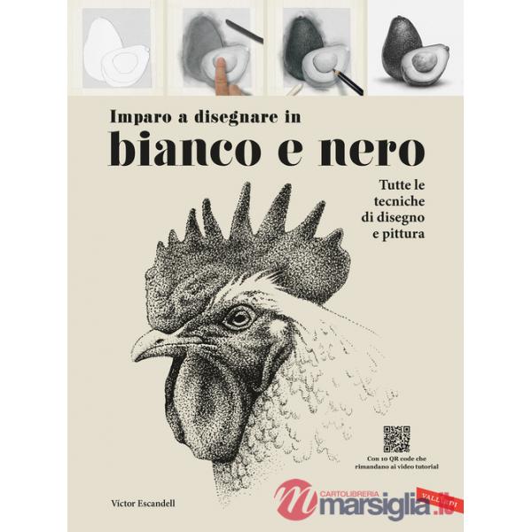 Imparo a disegnare in bianco e nero. Tutte le tecniche di disegno e pittura. Con video tutorial