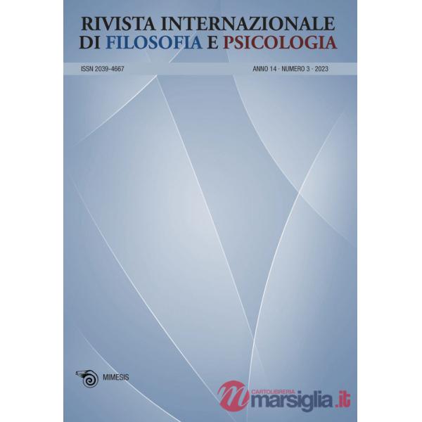 Rivista internazionale di filosofia e psicologia (2023). Vol. 3