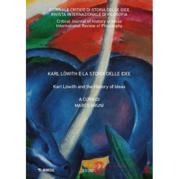 Giornale critico di storia delle idee (2024). Vol. 2: Karl Löwith e la storia delle idee