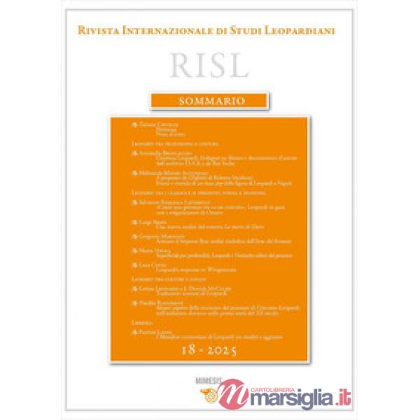Rivista internazionale di studi leopardiani (2025). Vol. 18