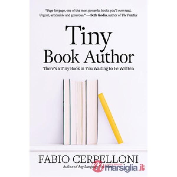 Tiny book author. There's a tiny book in you waiting to be written