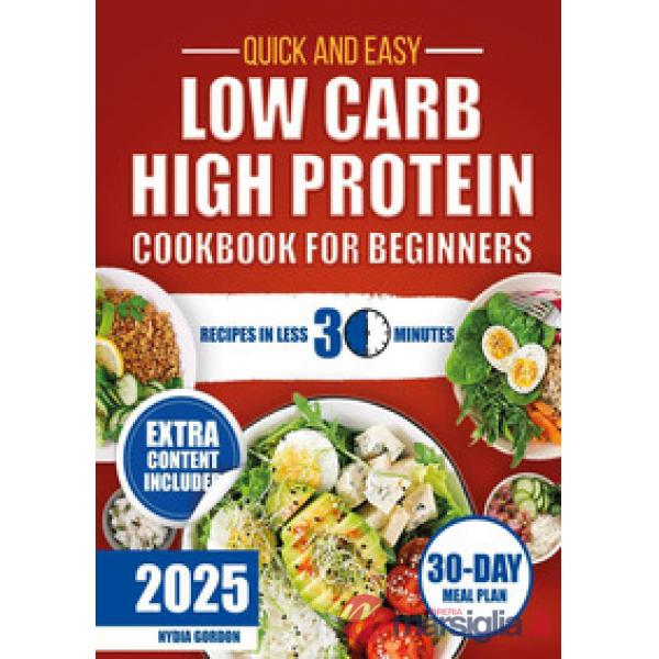 Low carb high protein. Cook book for beginners