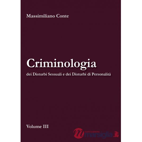 Criminologia dei disturbi sessuali e dei disturbi di personalità