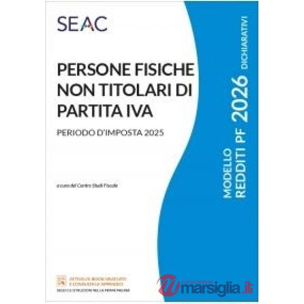 Modello redditi 2026. Persone fisiche non titolari di partita IVA
