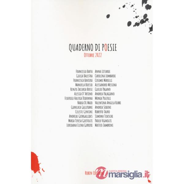 Quaderno di poesie. Ottobre 2022