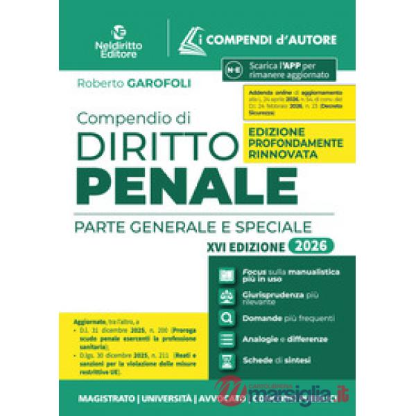 Compendio di diritto penale 2026