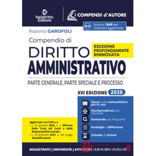 Compendio di diritto amministrativo 2026
