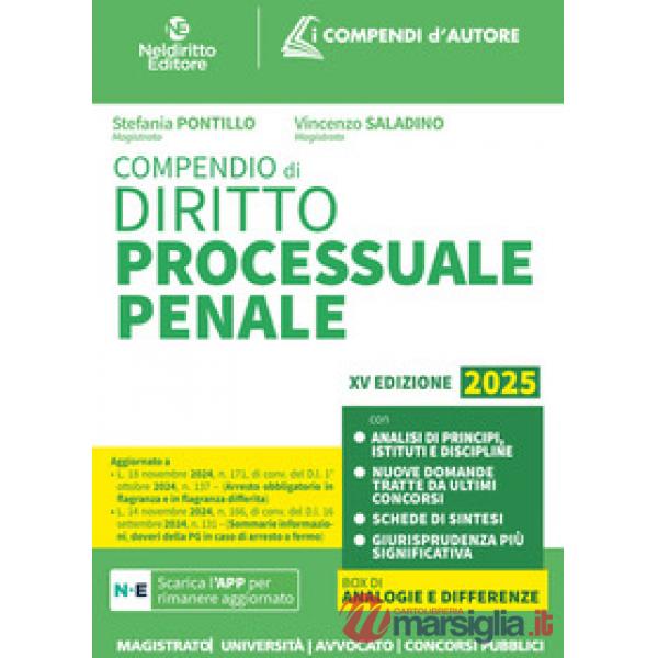 Compendio di procedura penale 2025