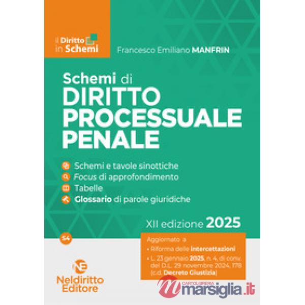 Schemi di diritto processuale penale 2025