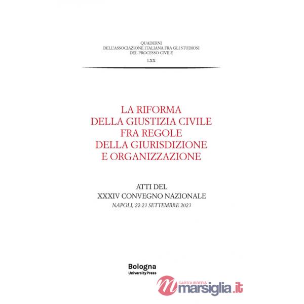 Riforma della giustizia civile fra regole della giurisdizione e organizzazione. Atti del XXXIV Convegno nazionale (Napoli, 22-23