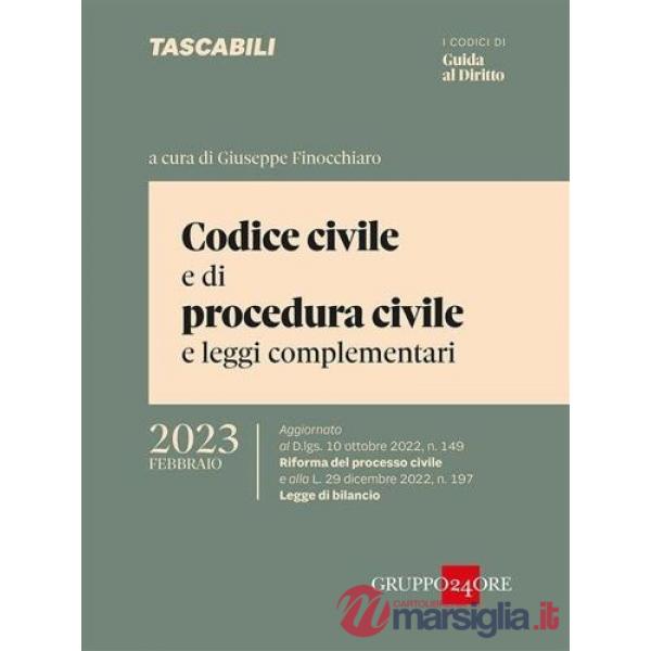 Codice civile e di procedura civile e leggi complementari