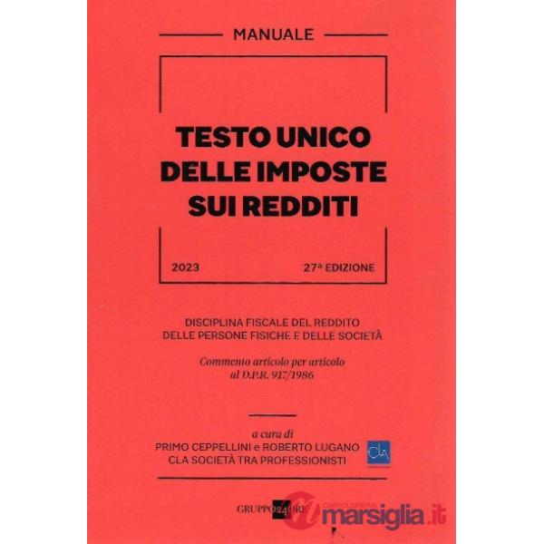 Manuale Testo Unico delle Imposte sui Redditi 2023