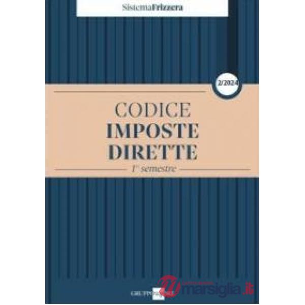 Codice fiscale Frizzera. Imposte dirette 2024