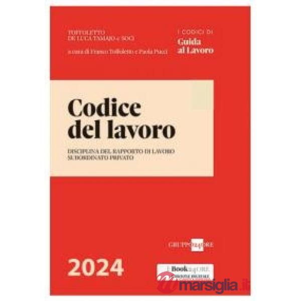 Codice del lavoro. Disciplina del rapporto di lavoro subordinato privato