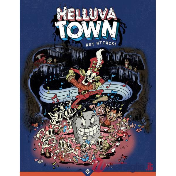 Helluva town. Art attack!