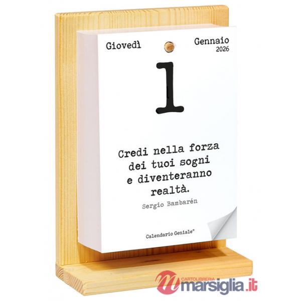Calendario geniale 2026 con supporto