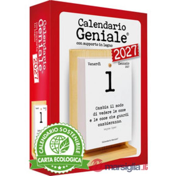 Calendario geniale 2027 con supporto