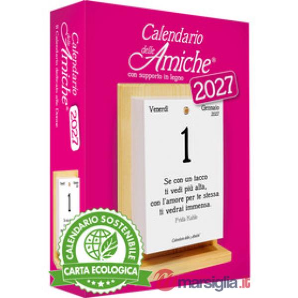 Calendario delle amiche 2027 con supporto