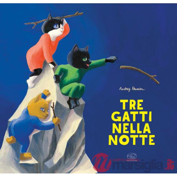 Tre gatti nella notte. Ediz. a colori