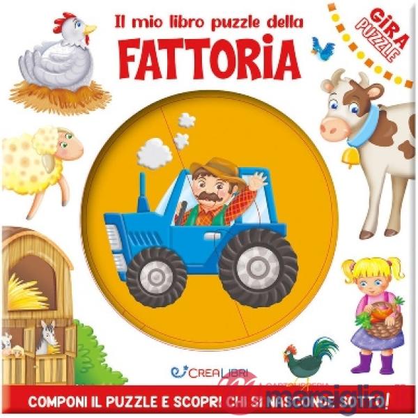 Mio libro puzzle della fattoria. Gira puzzle. Ediz. a colori (Il)