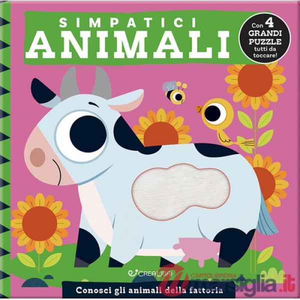 Simpatici animali. Accarezza puzzle. Ediz. a colori