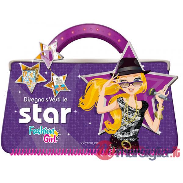 Disegna e vesti le star. Fashion girl. Ediz. a spirale