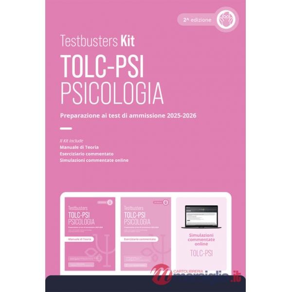 Testbusters TOLC-PSI 2025 - Kit. Con Simulatore Testbusters
