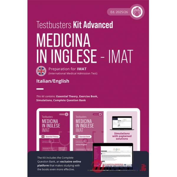 Testbusters. Test di medicina in inglese IMAT. Kit advanced. Con Complete Question Bank. Con simulazioni commentate