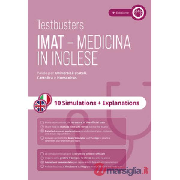 Testbusters. IMAT. Medicine in English. 10 simulations + explanations