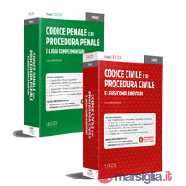 Kit Codici Legis (Codice civile e procedura, Codice penale e procedura, Leggi complementari). Con aggiornamento interattivo onli