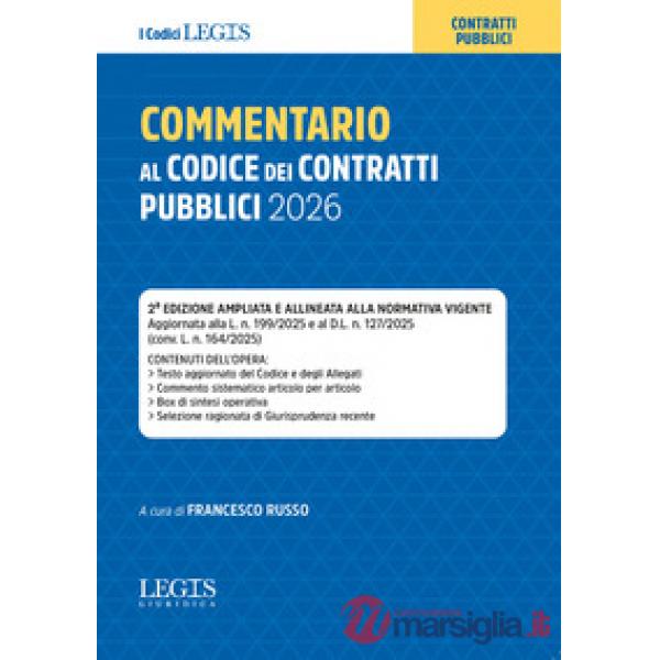 Commentario al Codice dei contratti pubblici 2026