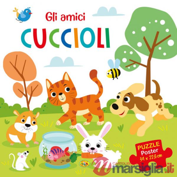 Amici cuccioli. Puzzle poster. Ediz. a colori (Gli)