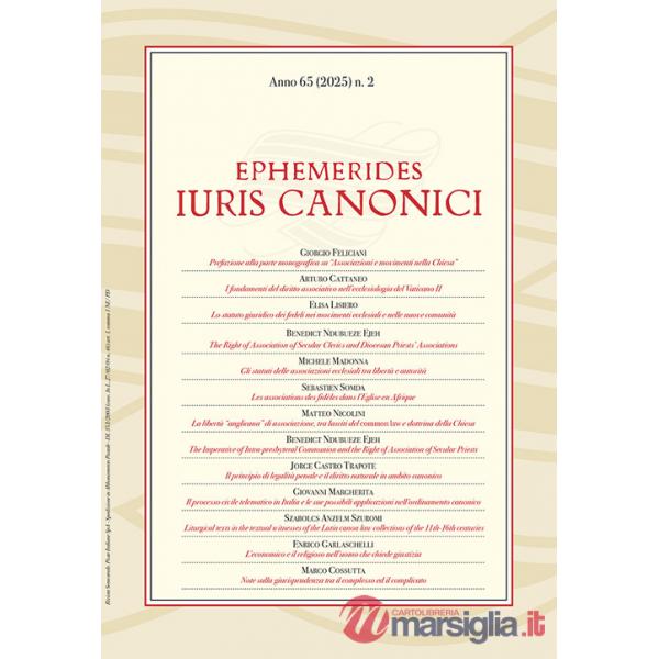 Ephemerides iuris canonici (2025). Vol. 2