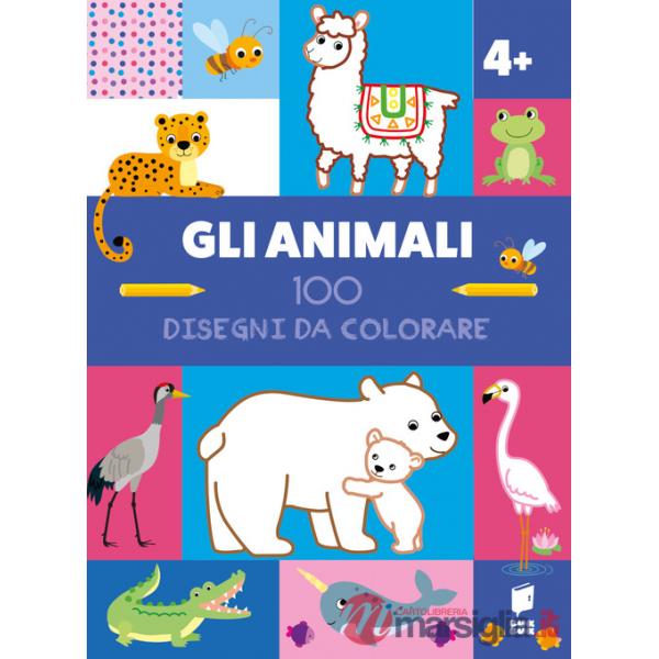 Animali. 100 disegni da colorare. Ediz. illustrata (Gli)