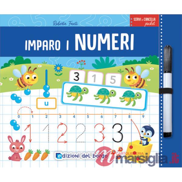 Imparo i numeri. Scrivi e cancella pocket