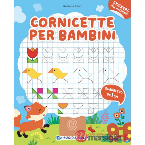 Cornicette per bambini. Quadretto da 1 cm. Con adesivi. Ediz. a colori