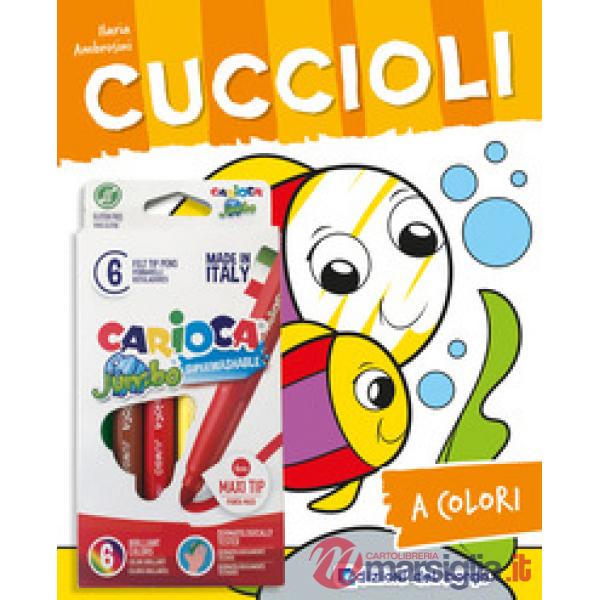 Cuccioli. Ediz. illustrata. Con 6 pennarelli Jumbo Carioca