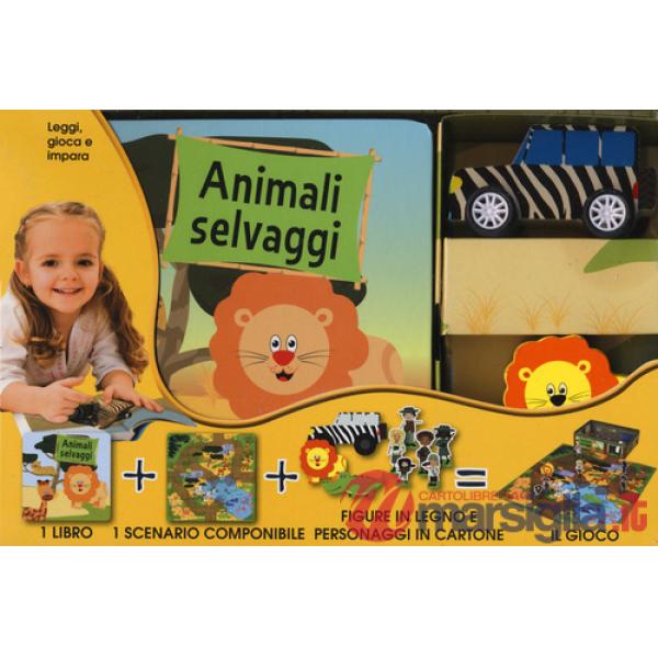 Mio piccolo libro degli animali selvaggi. Little village. Ediz. a colori. Con gadget. Con puzzle (Il)