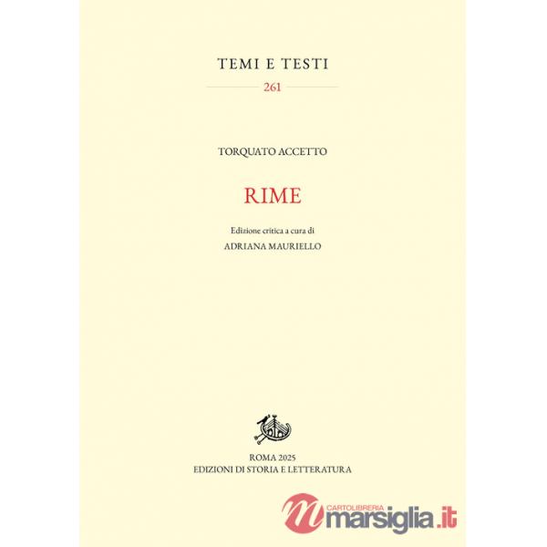 Rime. Ediz. critica