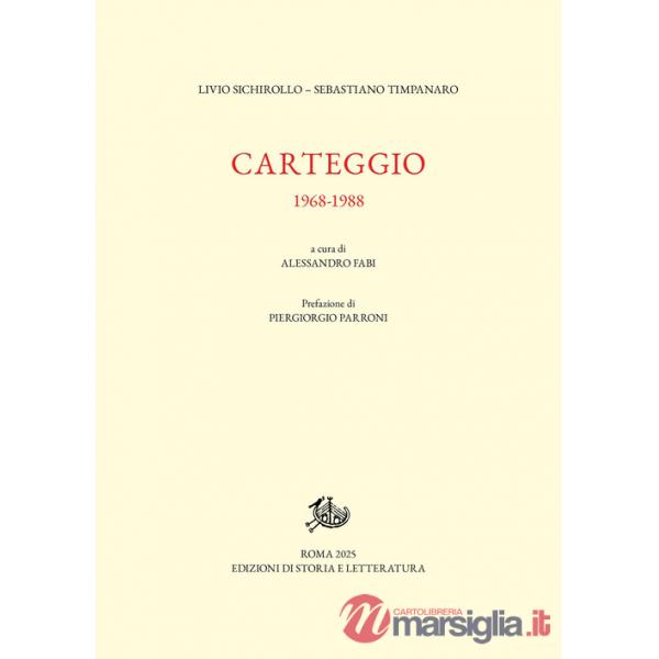 Carteggio. 1968-1988
