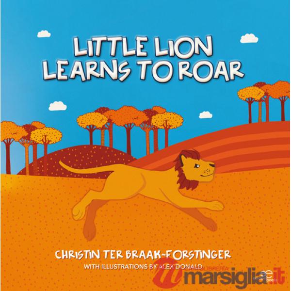 Little lion learns to roar