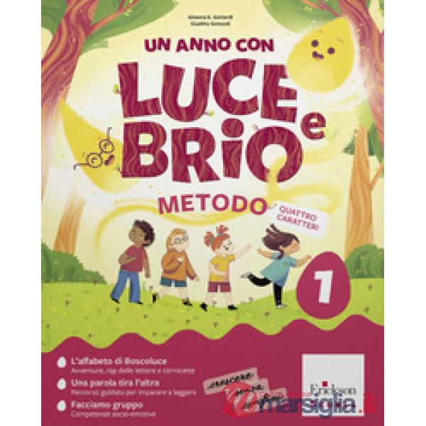 UN ANNO CON LUCE E BRIO CL. 1 PACK B QUATTRO CARATTERI