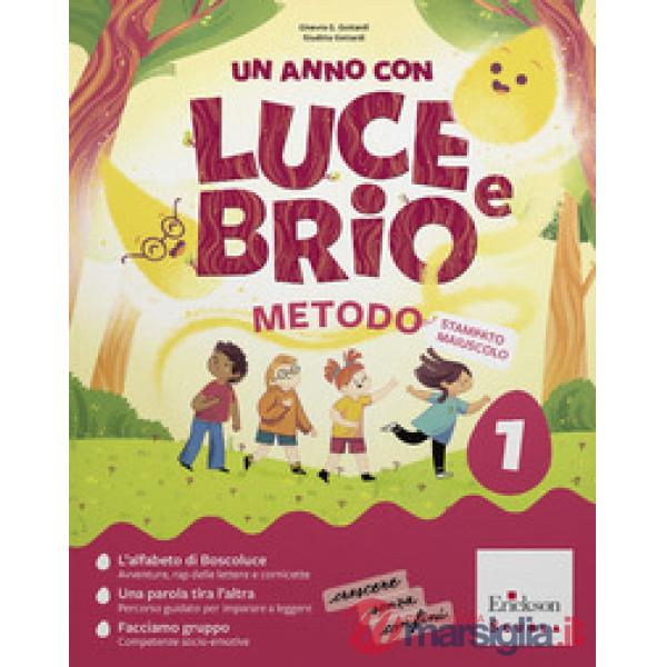 UN ANNO CON LUCE E BRIO CL. 1 PACK A STAMPATO MAIUSCOLO