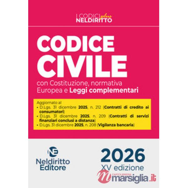 Codice civile normativo plus 2026