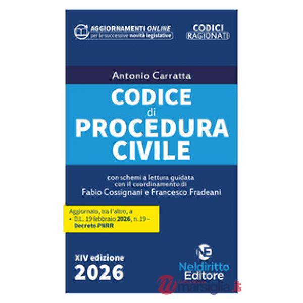 Codice di procedura civile ragionato 2026