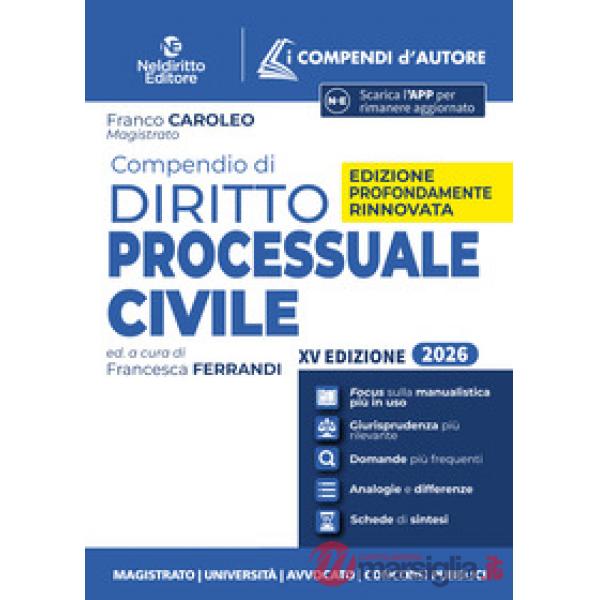 Compendio di procedura civile 2026